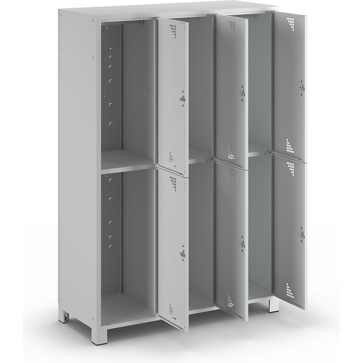 Bremen double deck clothes locker – eurokraft pro