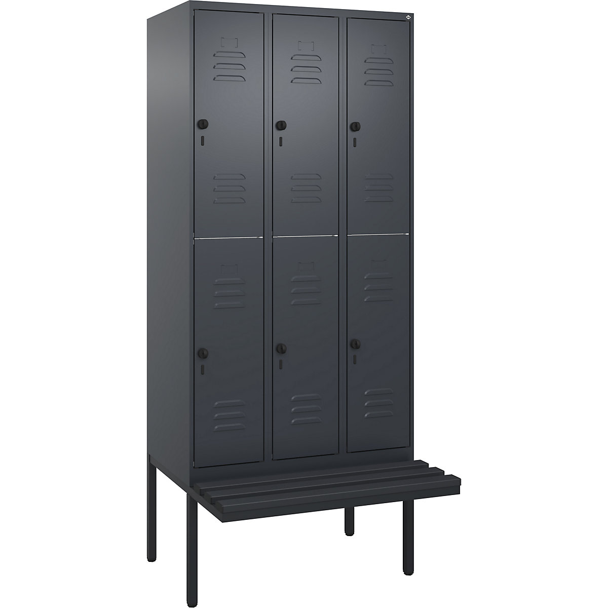 Classic PLUS bench seat double deck clothes locker – C+P (Product illustration 4)-3