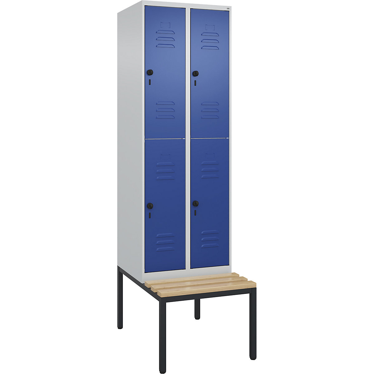 Classic PLUS bench seat double deck clothes locker – C+P (Product illustration 4)-3