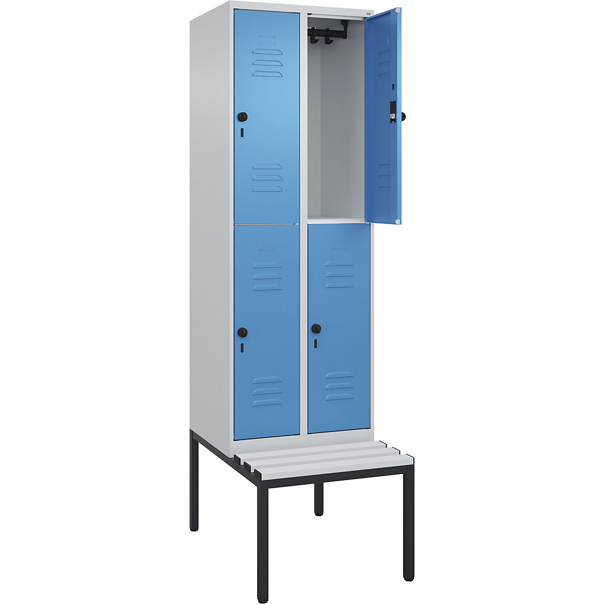 Classic PLUS bench seat double deck clothes locker – C+P (Product illustration 5)-4
