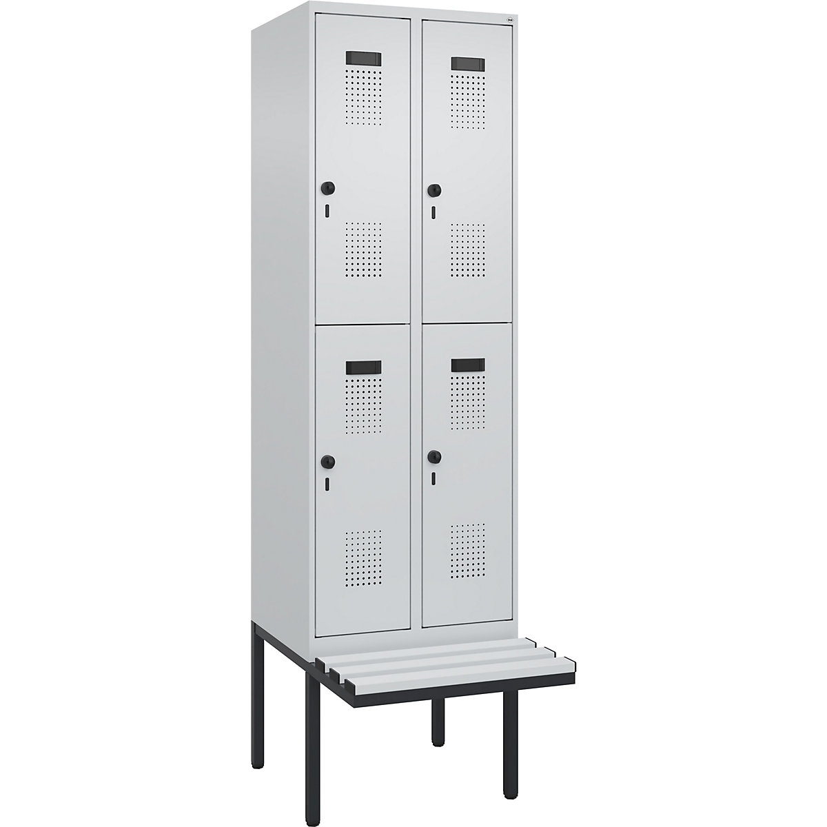 Evolo PLUS bench seat double deck clothes locker (Product illustration 2)-1