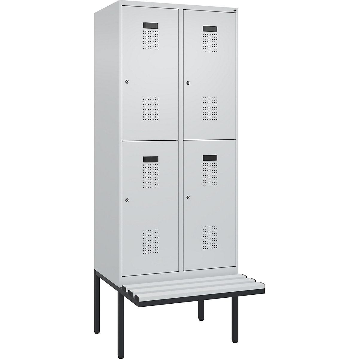 Evolo PLUS bench seat double deck clothes locker (Product illustration 2)-1