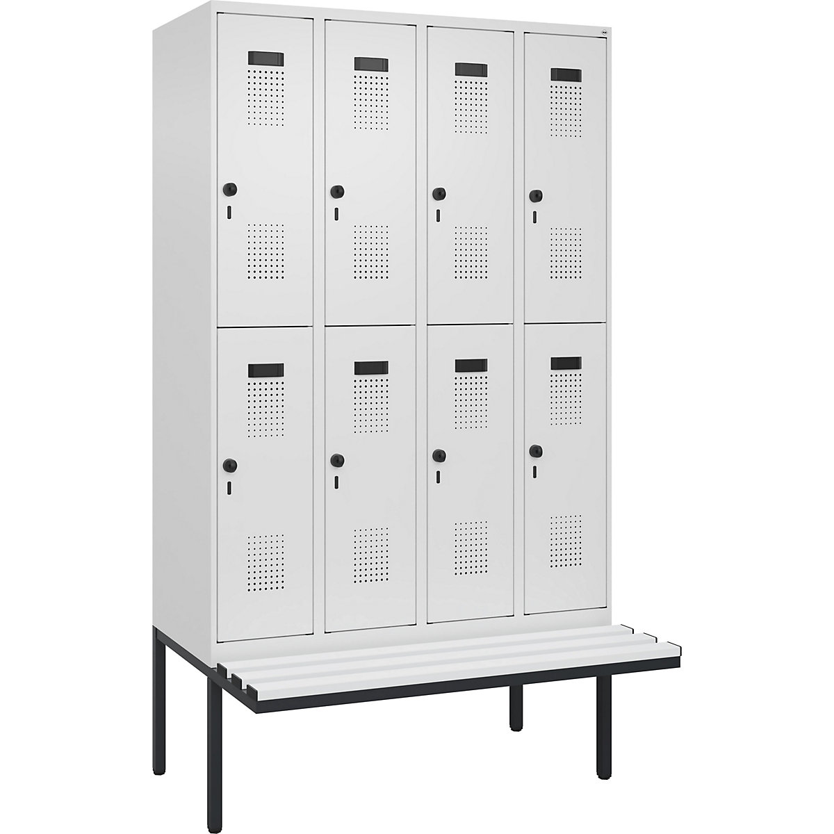 Evolo PLUS bench seat double deck clothes locker (Product illustration 2)-1