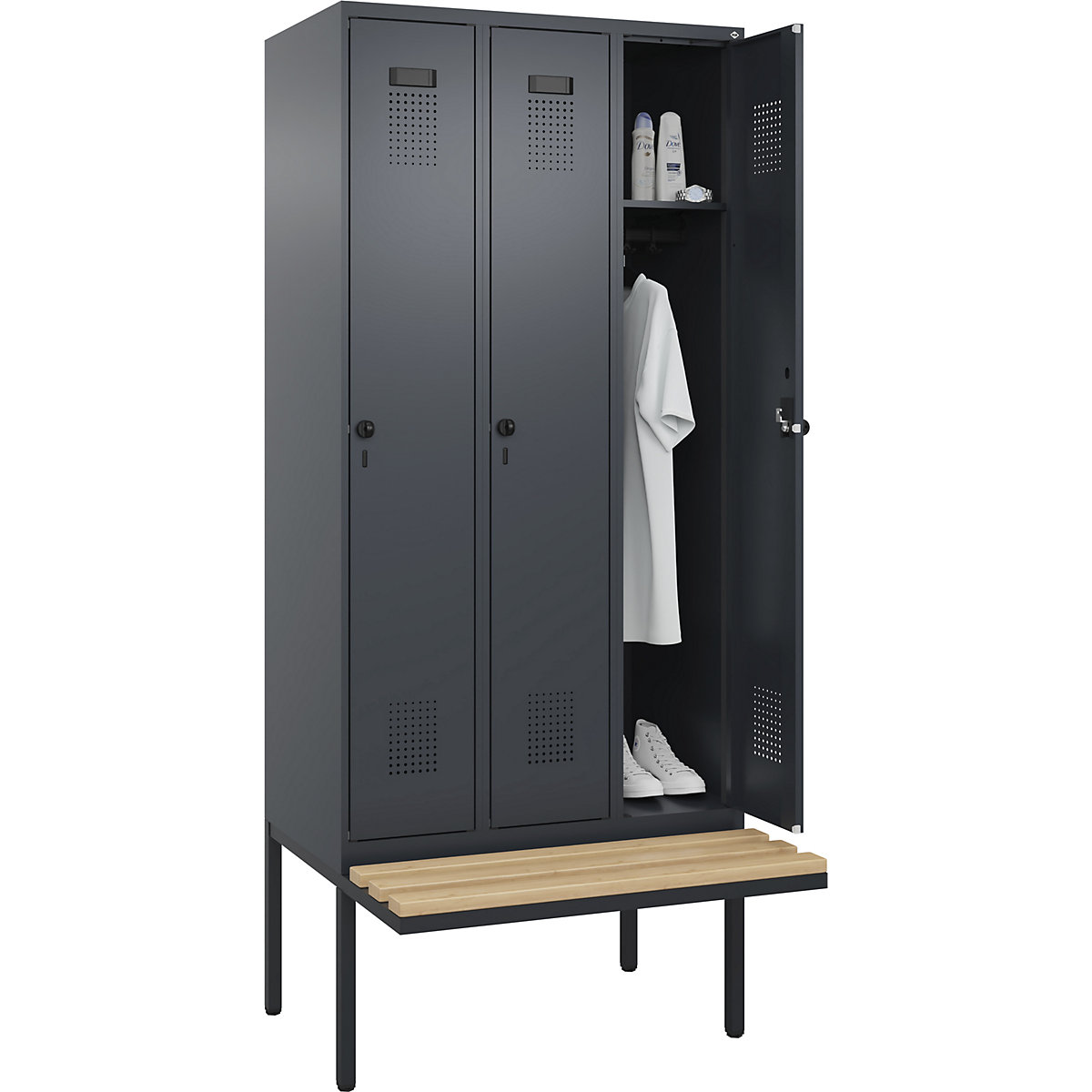 Evolo PLUS bench seat locker (Product illustration 3)-2