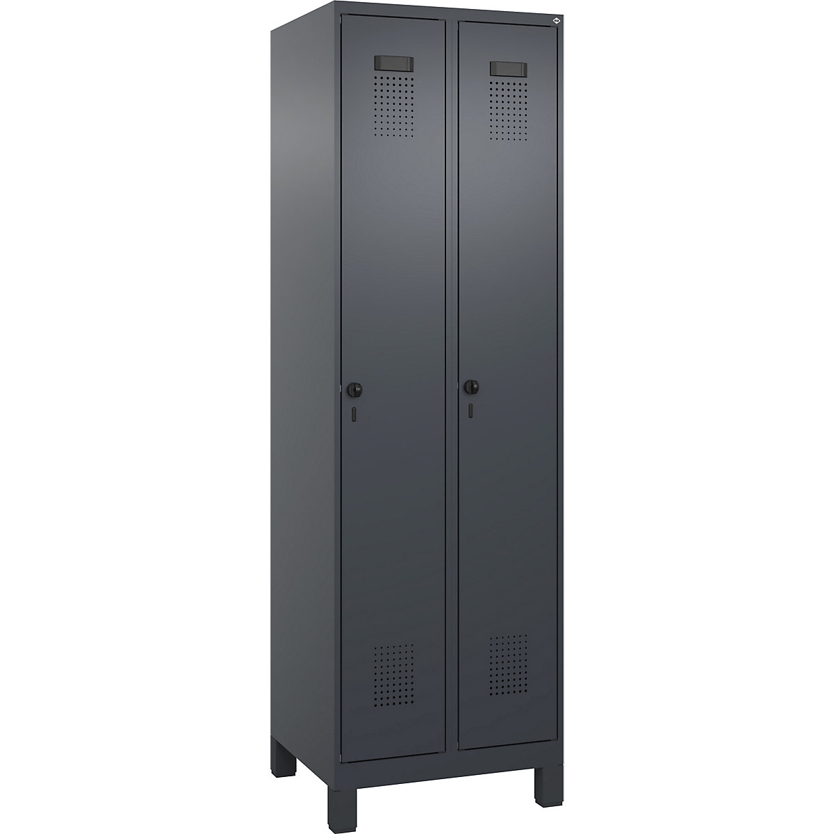 Evolo PLUS clean and dirty clothes locker, narrow (Product illustration 2)-1