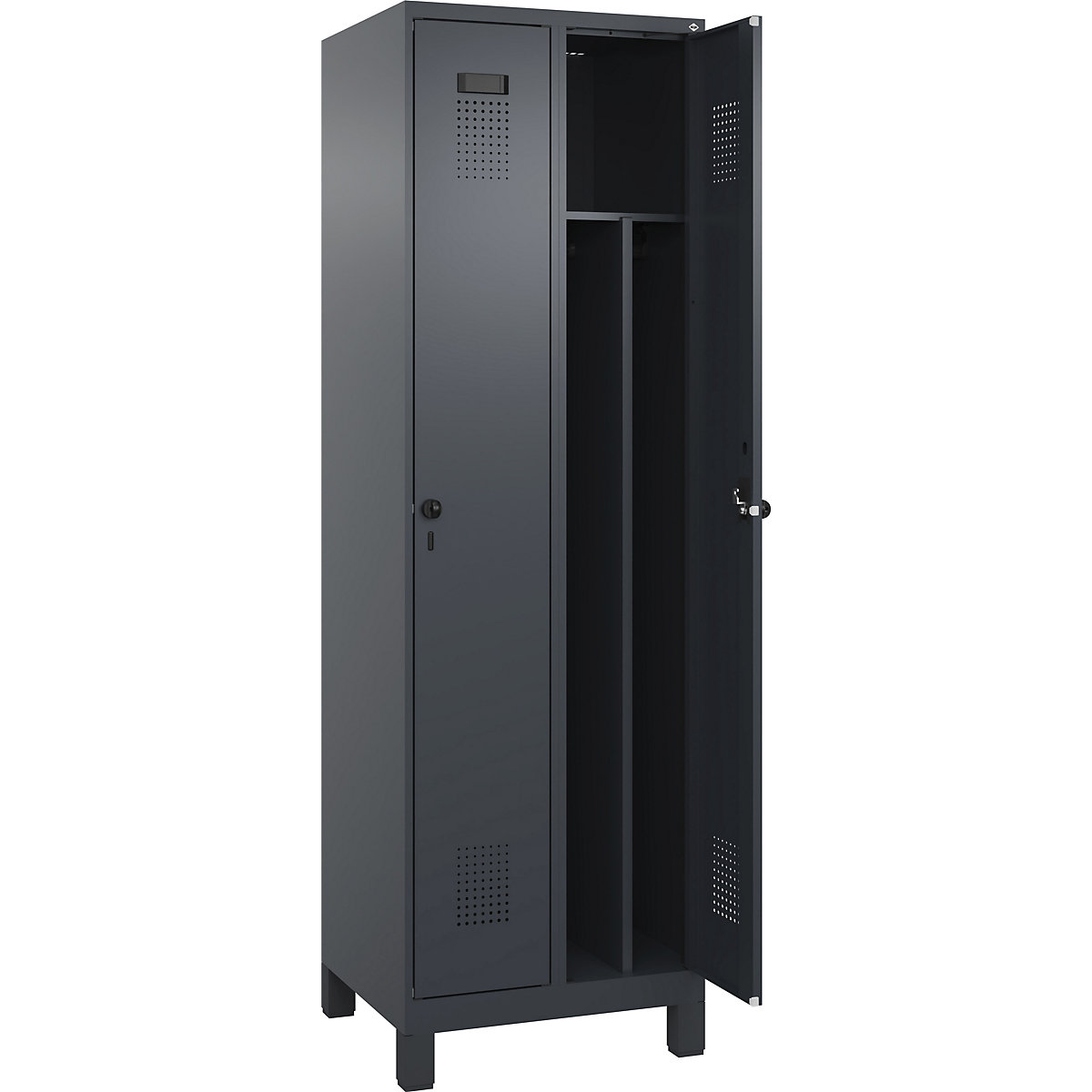 Evolo PLUS clean and dirty clothes locker, narrow