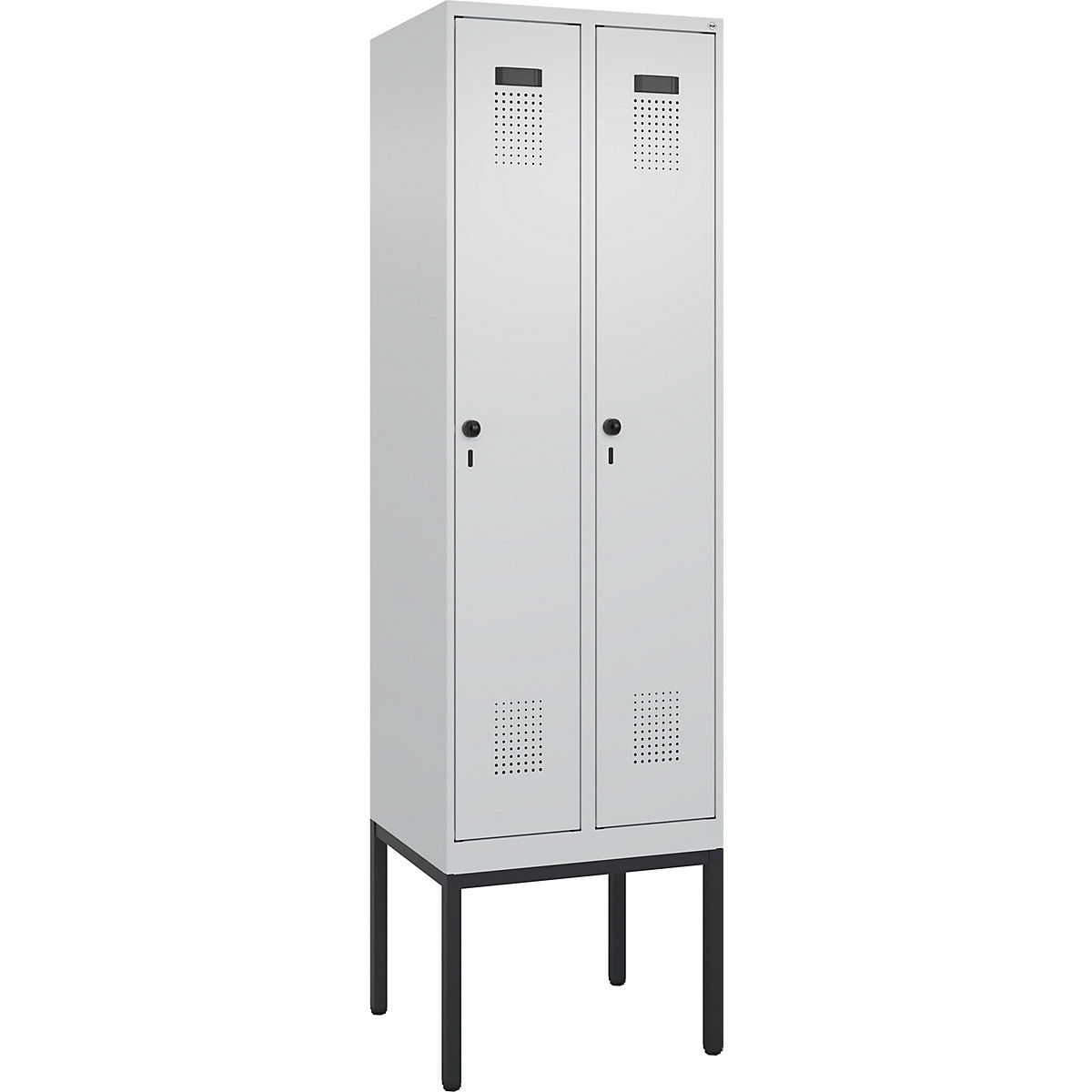 Evolo PLUS clean and dirty clothes locker, narrow (Product illustration 2)-1