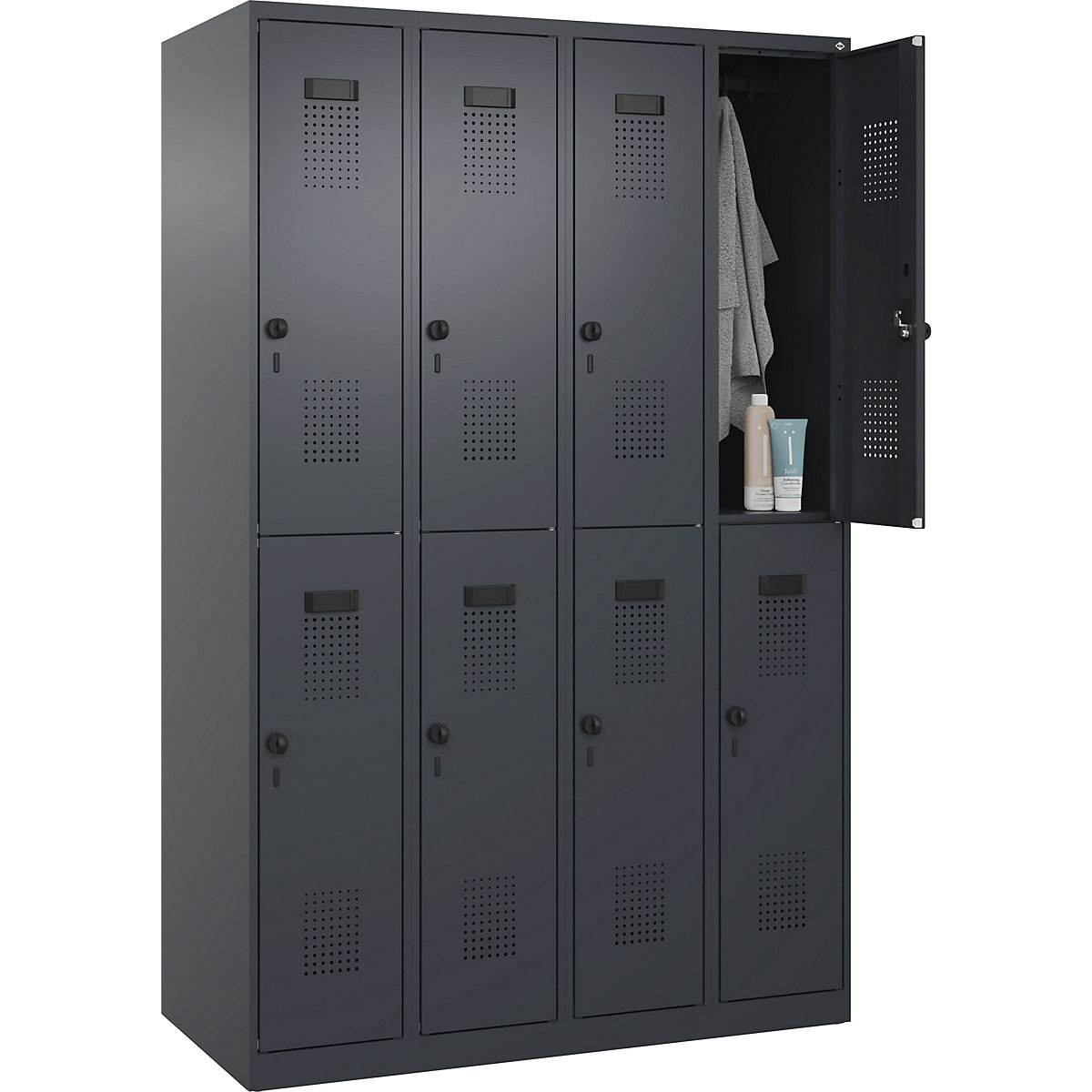 Evolo PLUS double deck clothes locker – C+P (Product illustration 3)-2