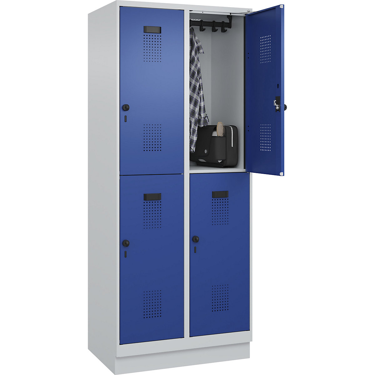 Evolo PLUS double deck clothes locker – C+P (Product illustration 2)-1
