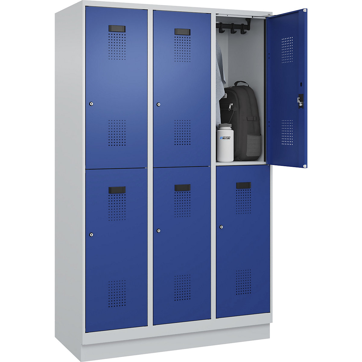 Evolo PLUS double deck clothes locker – C+P (Product illustration 2)-1
