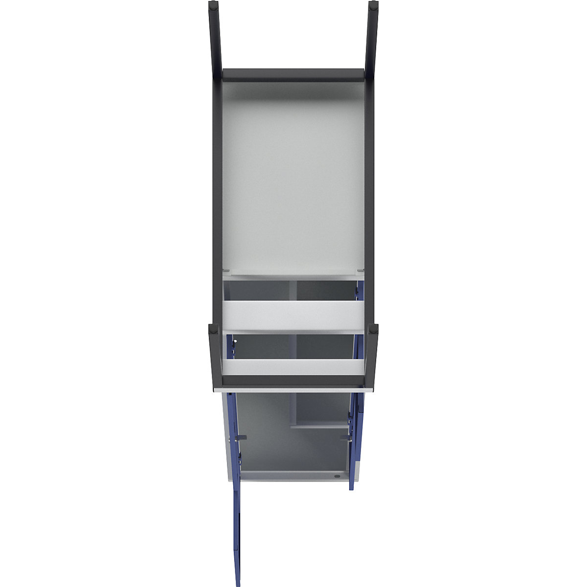 München Z locker with bench seat – Wolf (Product illustration 6)-5