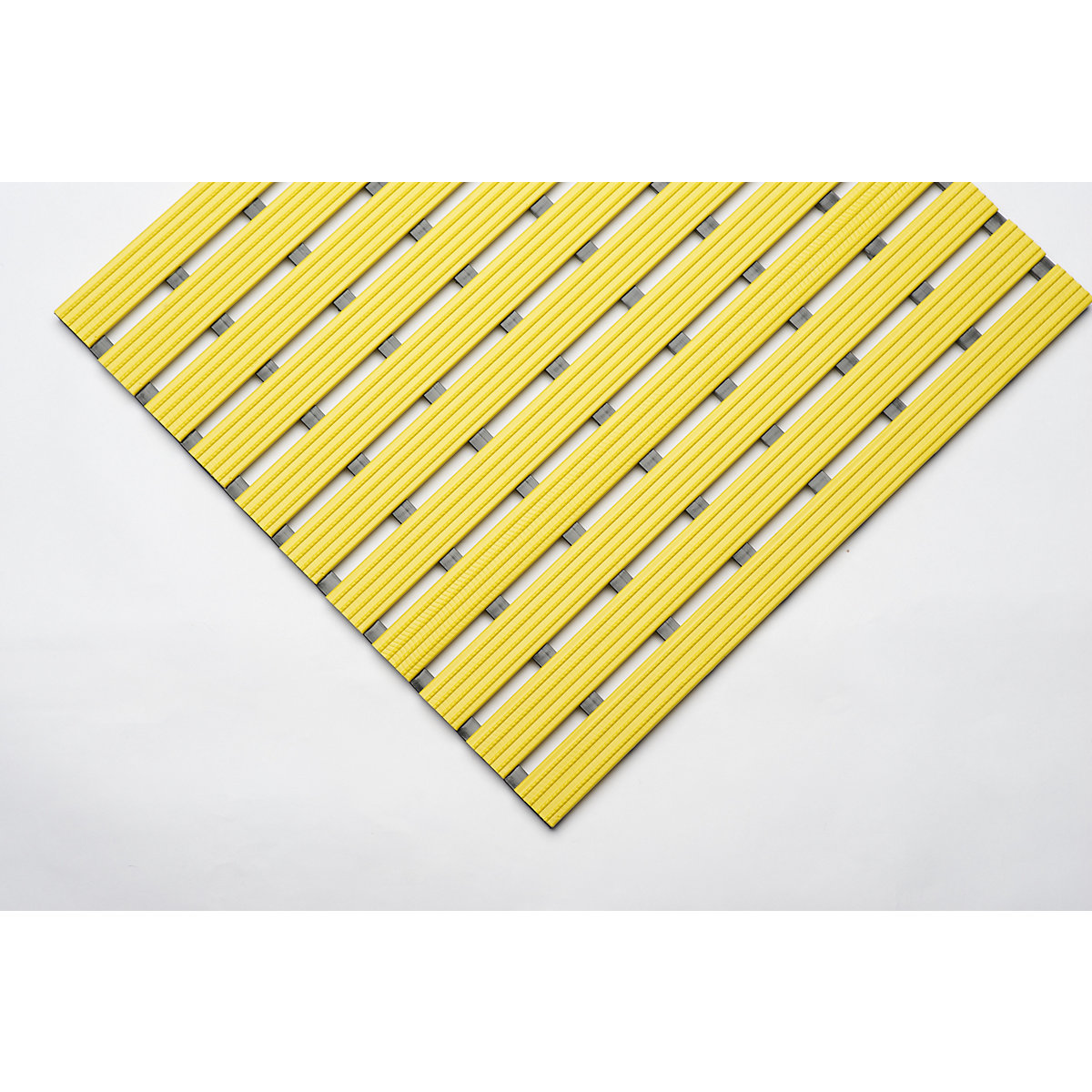 PVC profile matting, per metre – EHA, walking surface made of hard PVC, non-slip, width 600 mm, yellow-6