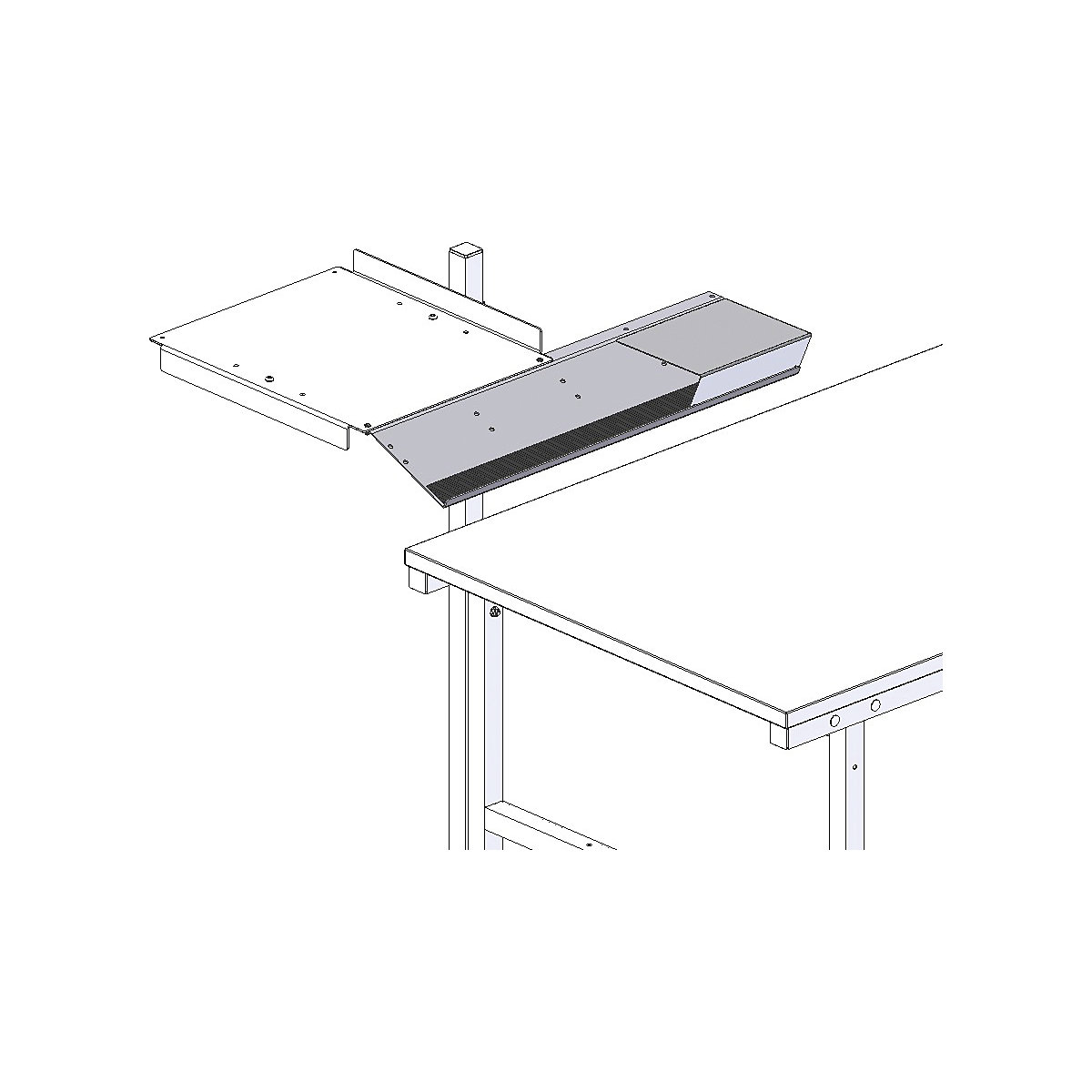 Keyboard and mouse tray (Product illustration 3)-2