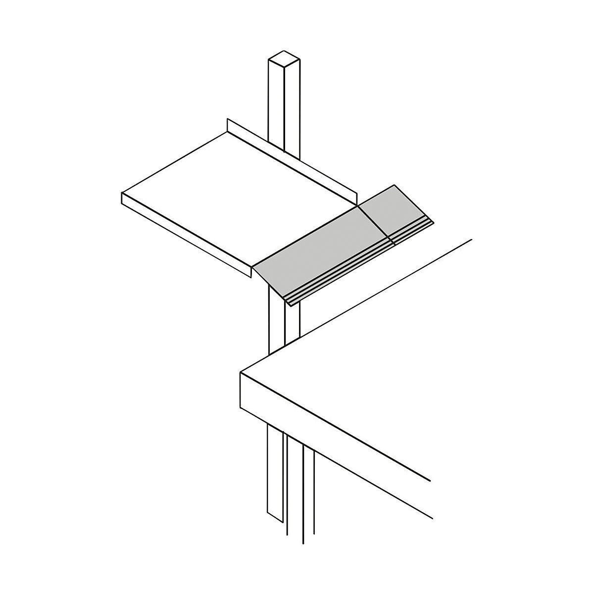 Keyboard and mouse tray (Product illustration 2)-1