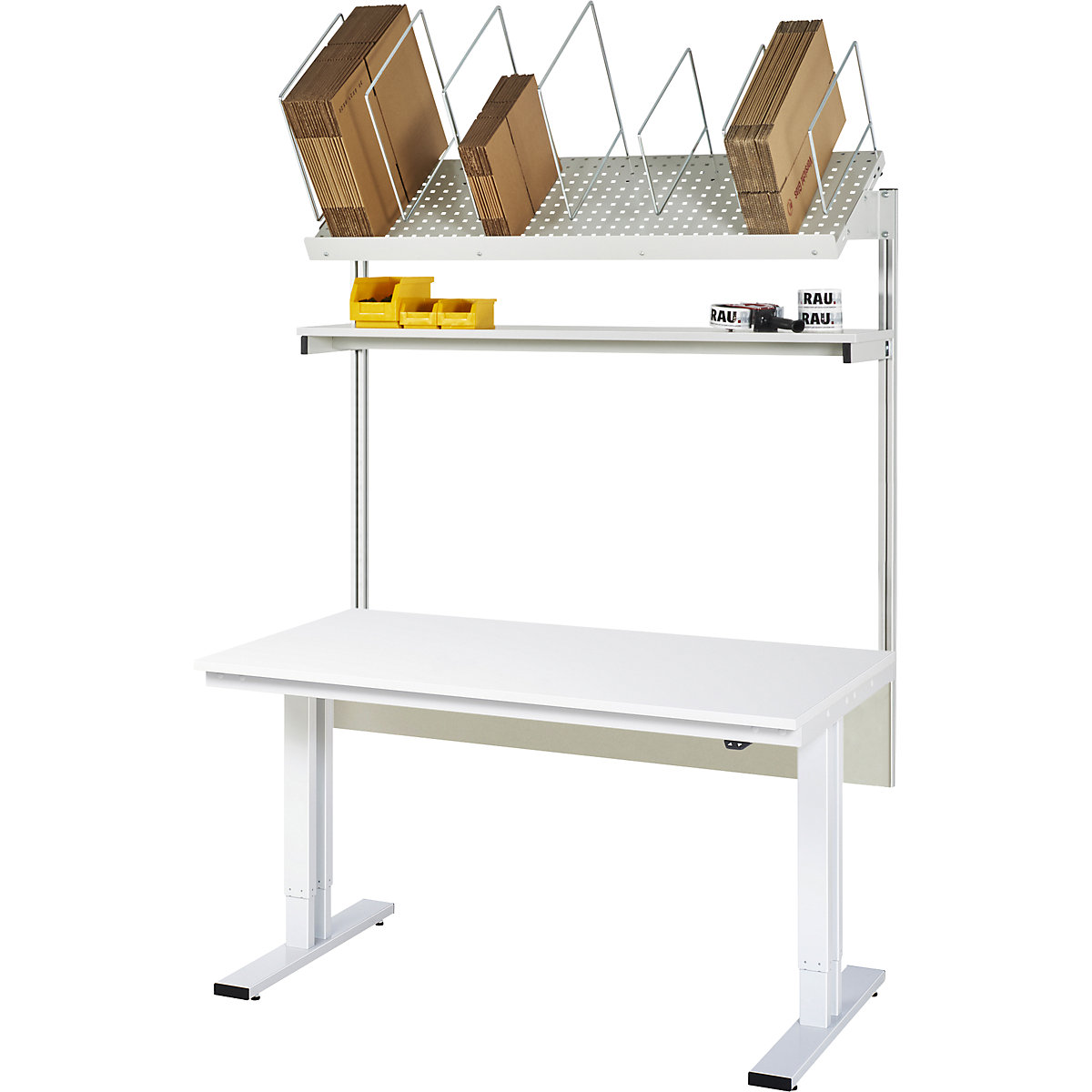 Packing table, complete, 300, electrically height adjustable - RAU