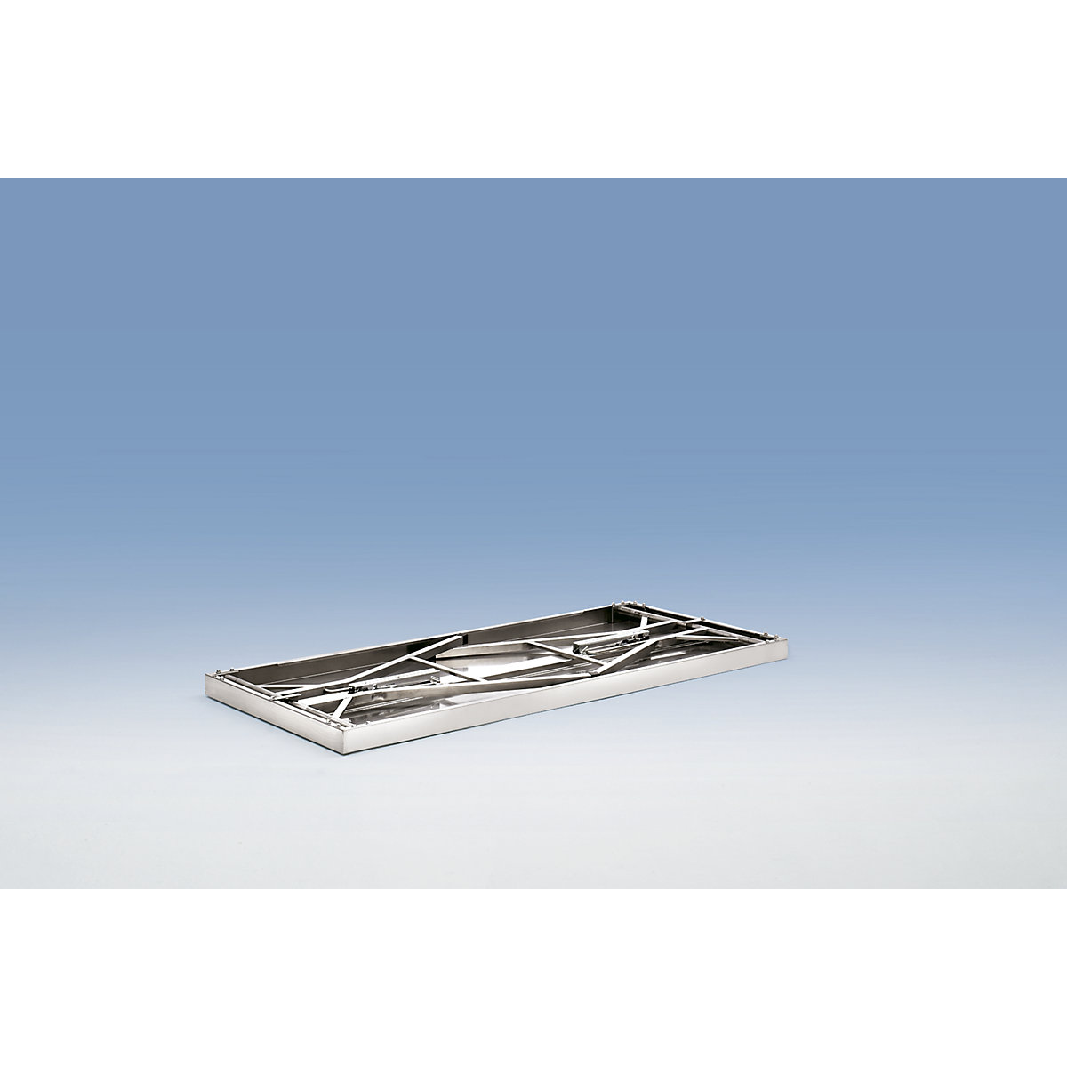 Stainless steel folding table (Product illustration 3)-2