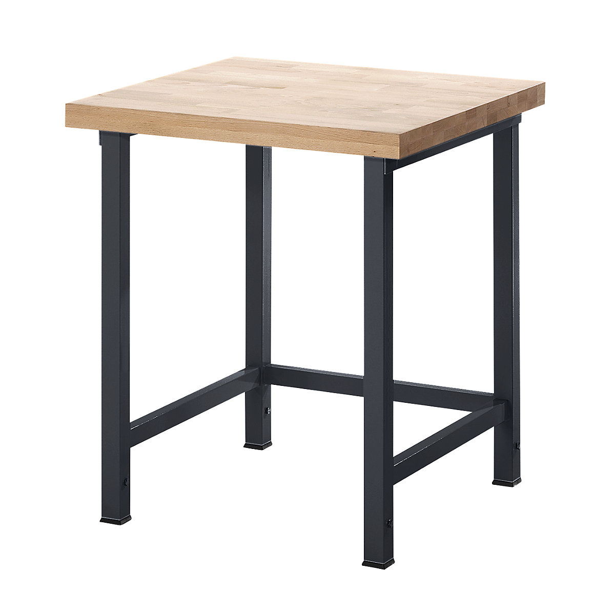 Height-adjustable workbench, frame construction - eurokraft pro