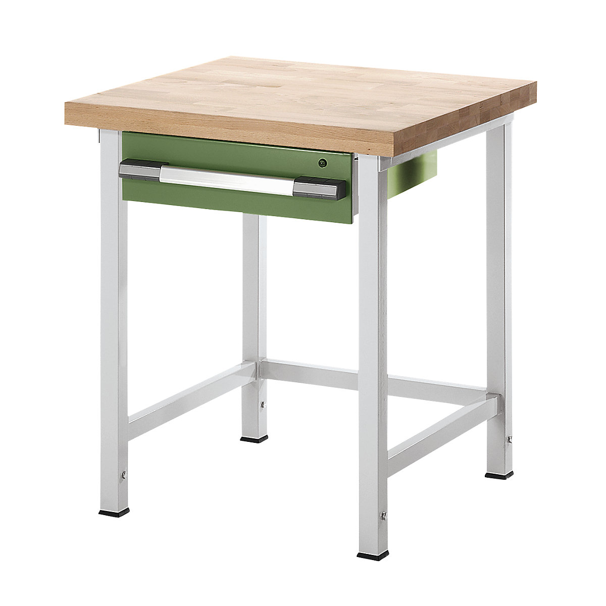 Height-adjustable workbench, frame construction - eurokraft pro