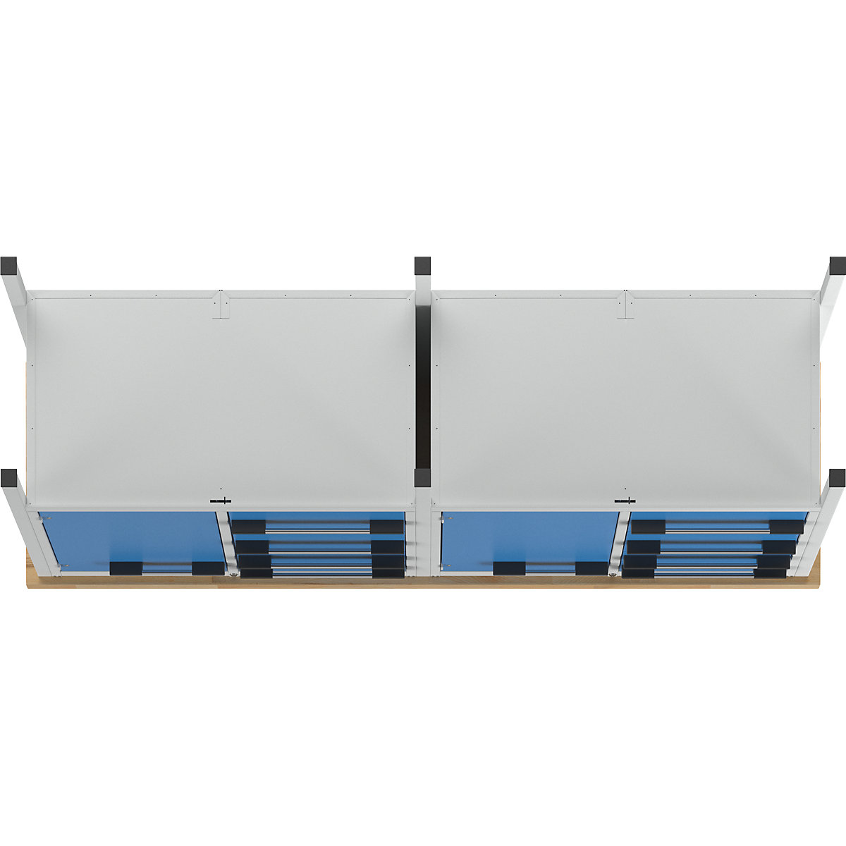 Workbench, Series 8000 frame construction – eurokraft pro (Product illustration 6)-5