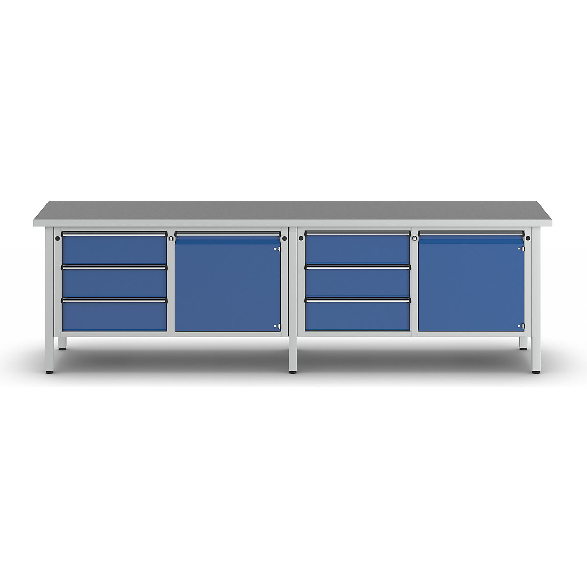Workbench width 2800 mm, frame construction – ANKE (Product illustration 8)-7