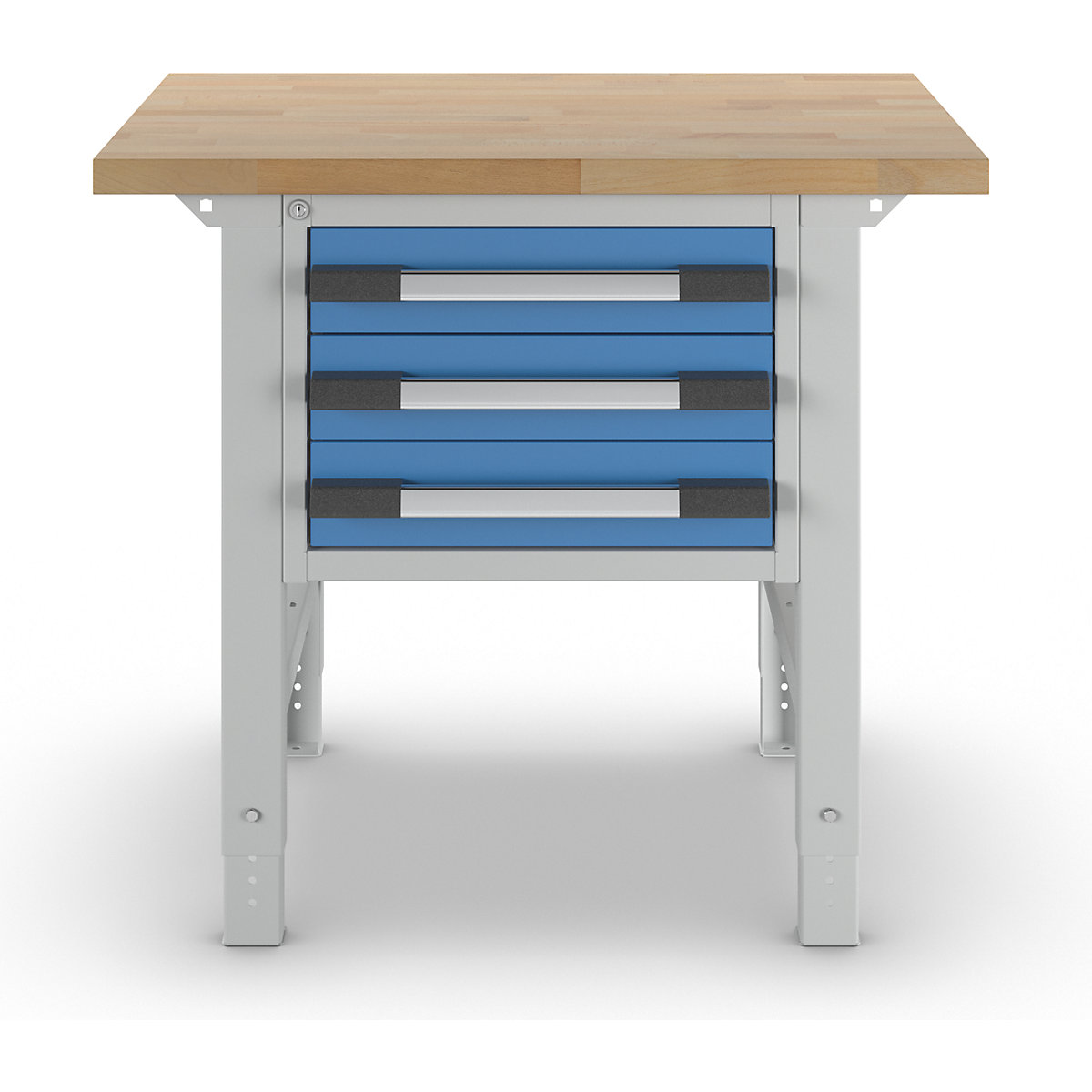 Workbench with suspended drawers, modular system series 7000 – eurokraft pro (Product illustration 4)-3