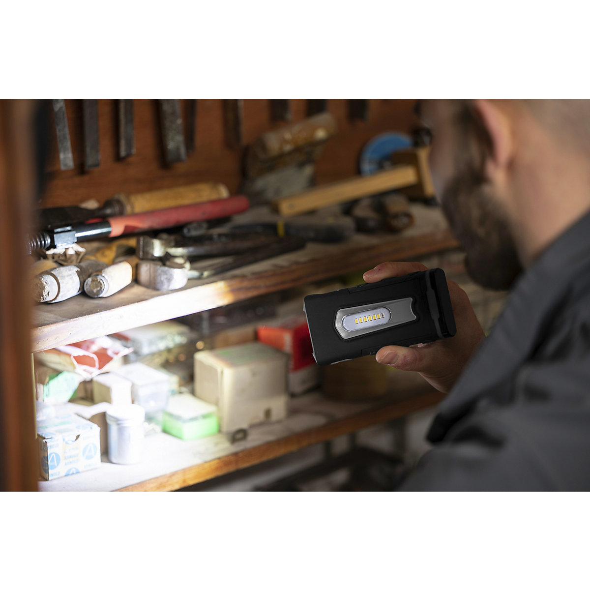 WL500R rechargeable work light – Ansmann (Product illustration 3)-2