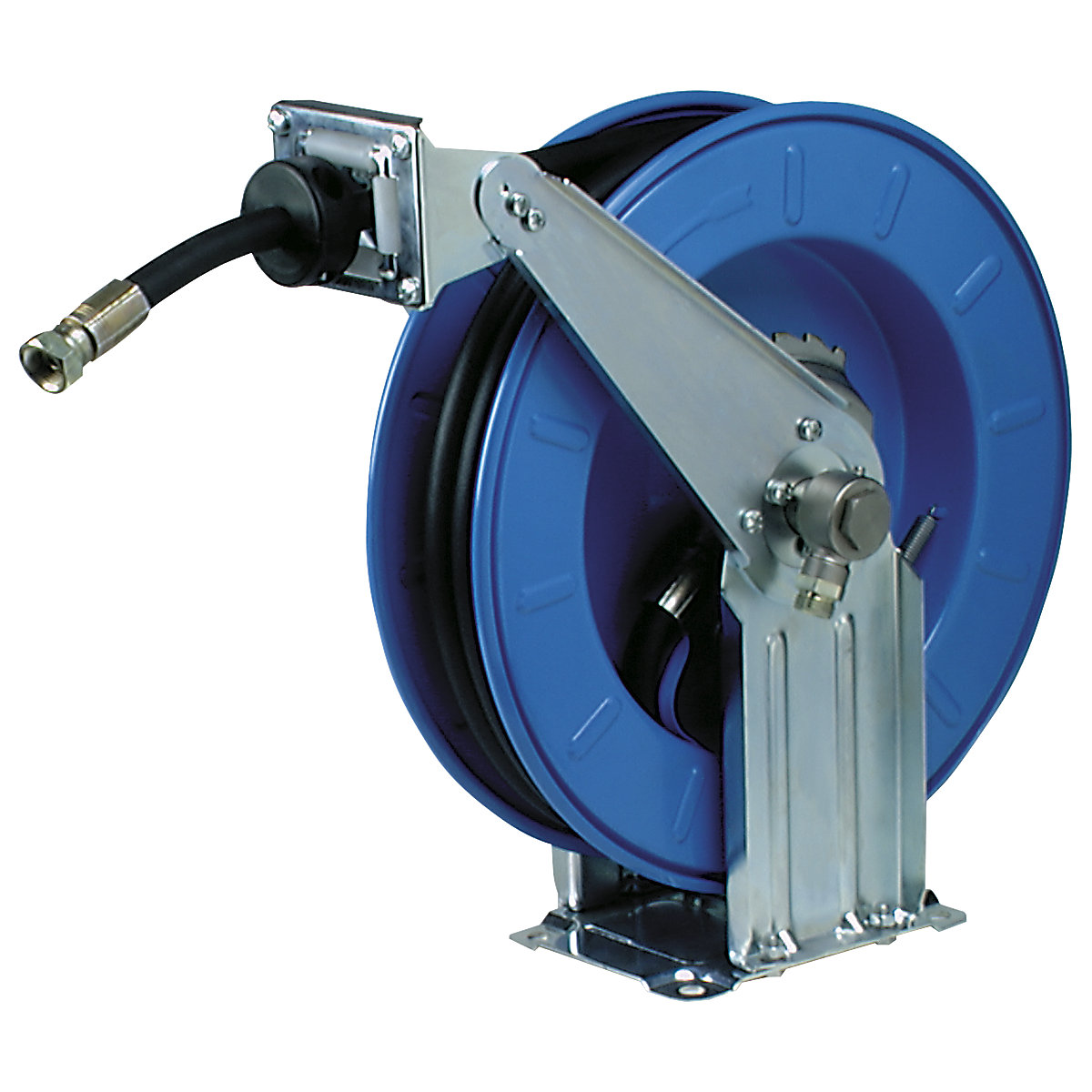 Hose reel for air, water, oil