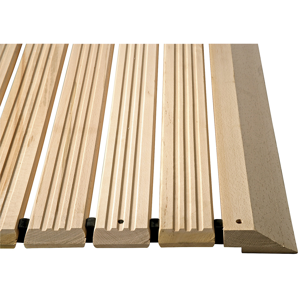 Wooden safety grid Yoga, light beech finish, per per metre – Miltex (Product illustration 4)-3