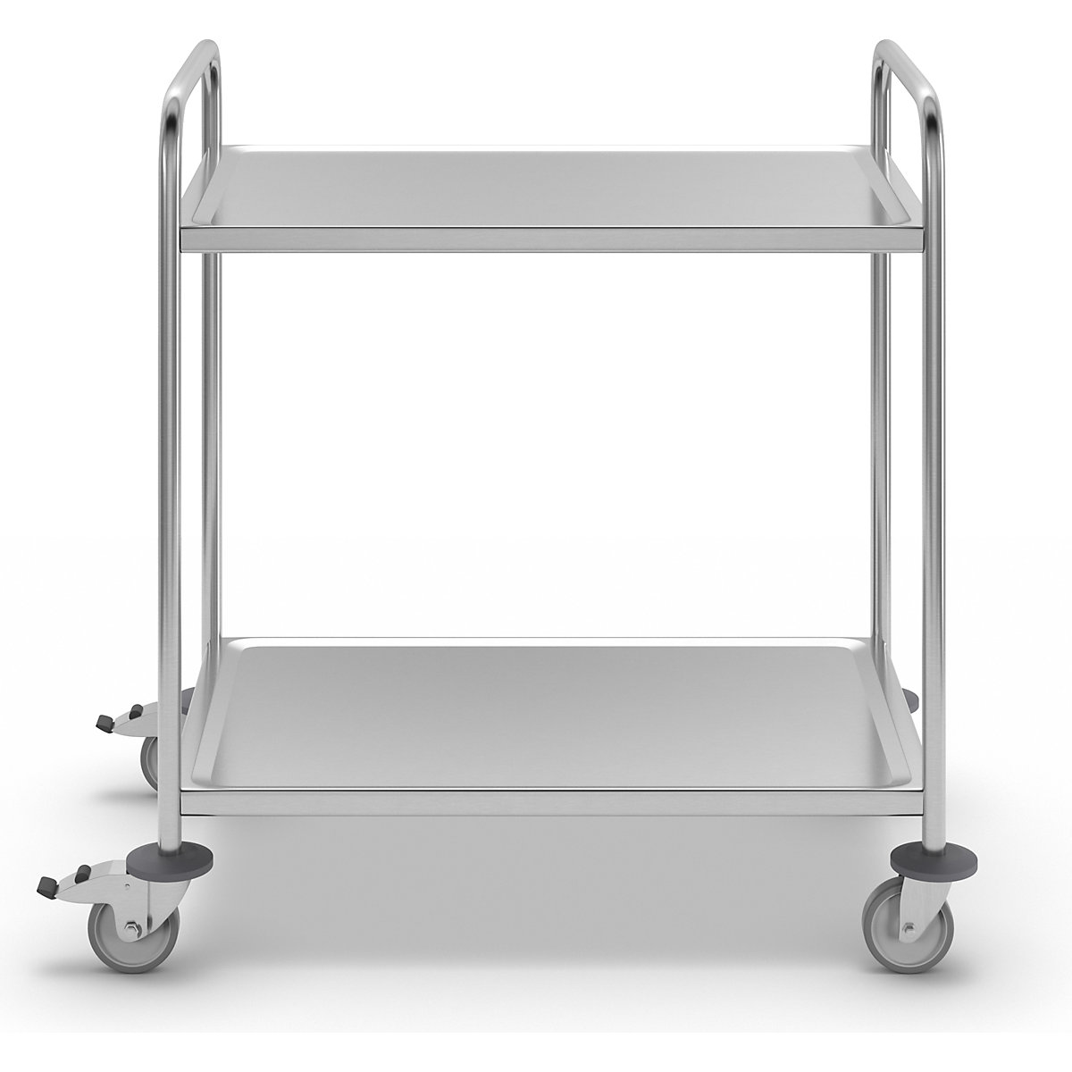 Stainless steel serving trolley – Kongamek (Product illustration 2)-1