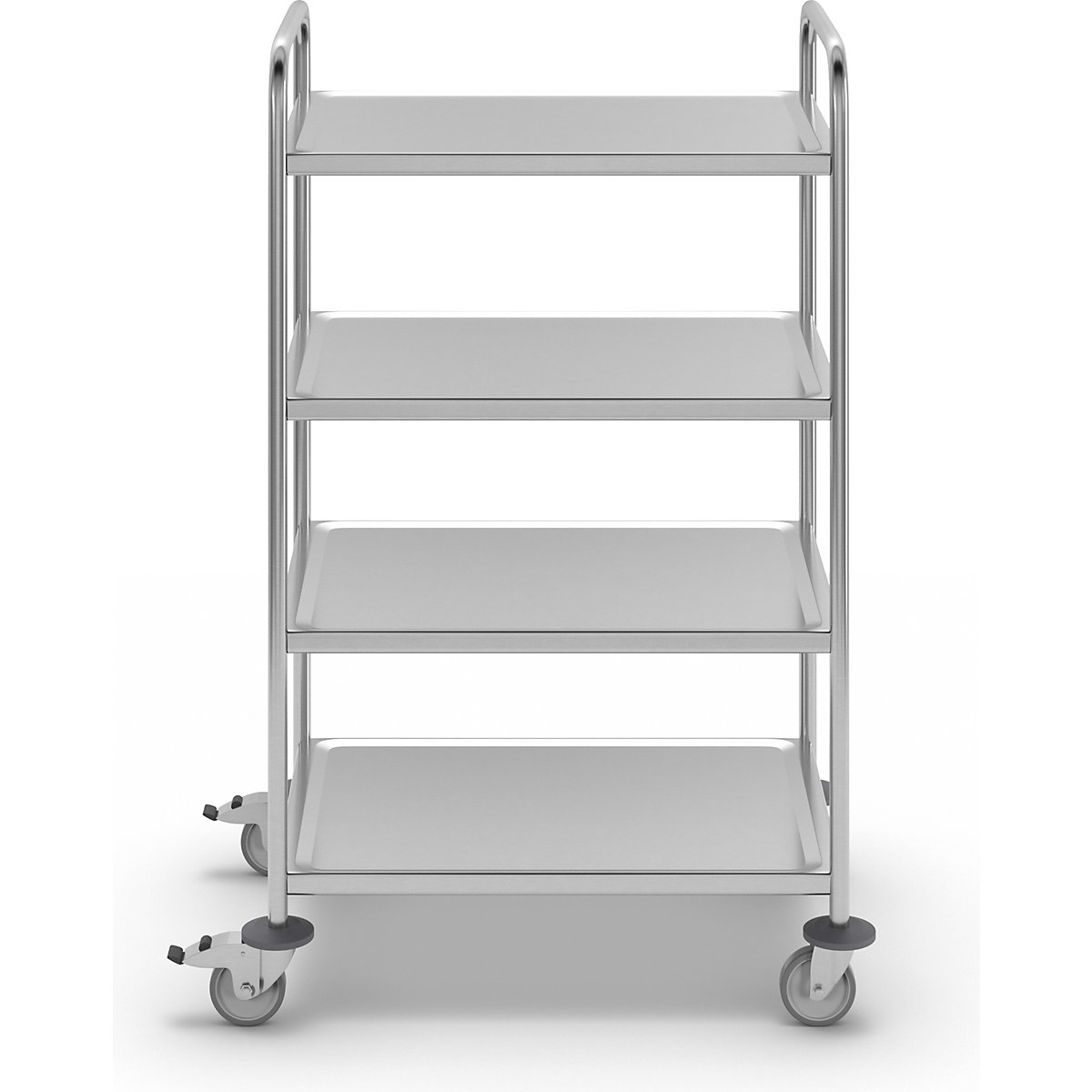 Stainless steel serving trolley – Kongamek (Product illustration 2)-1