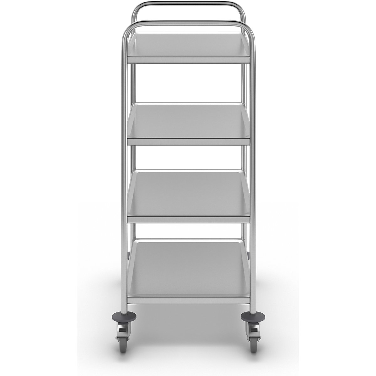 Stainless steel serving trolley – Kongamek (Product illustration 3)-2