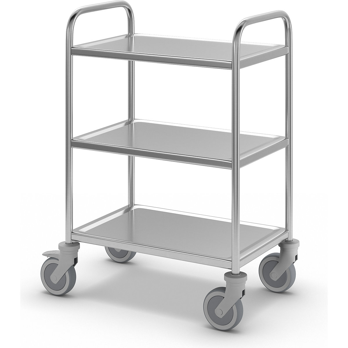 Stainless steel serving trolley (Product illustration 6)-5