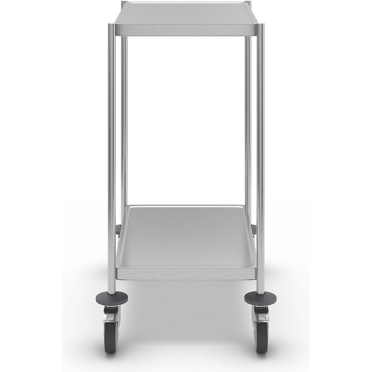 Stainless steel shelf truck, welded – Kongamek (Product illustration 5)-4