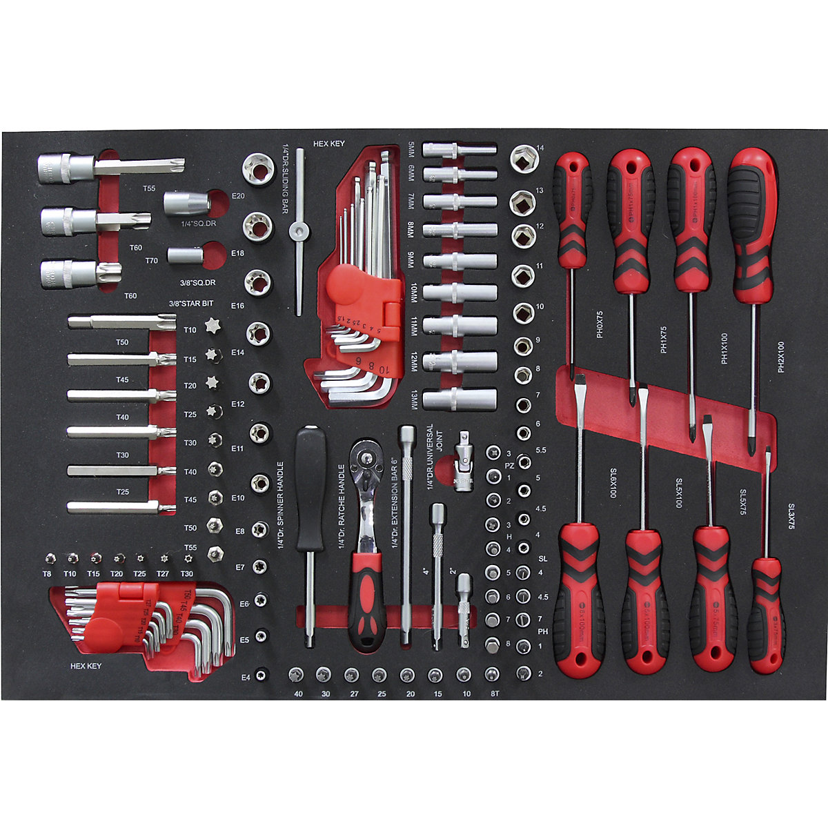 Tool trolley incl. 145 tools (Product illustration 14)-13