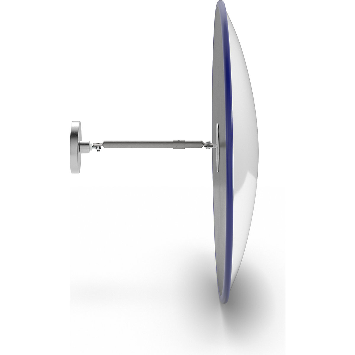 Round mirror with telescopic wall mounting bracket – eurokraft pro (Product illustration 6)-5