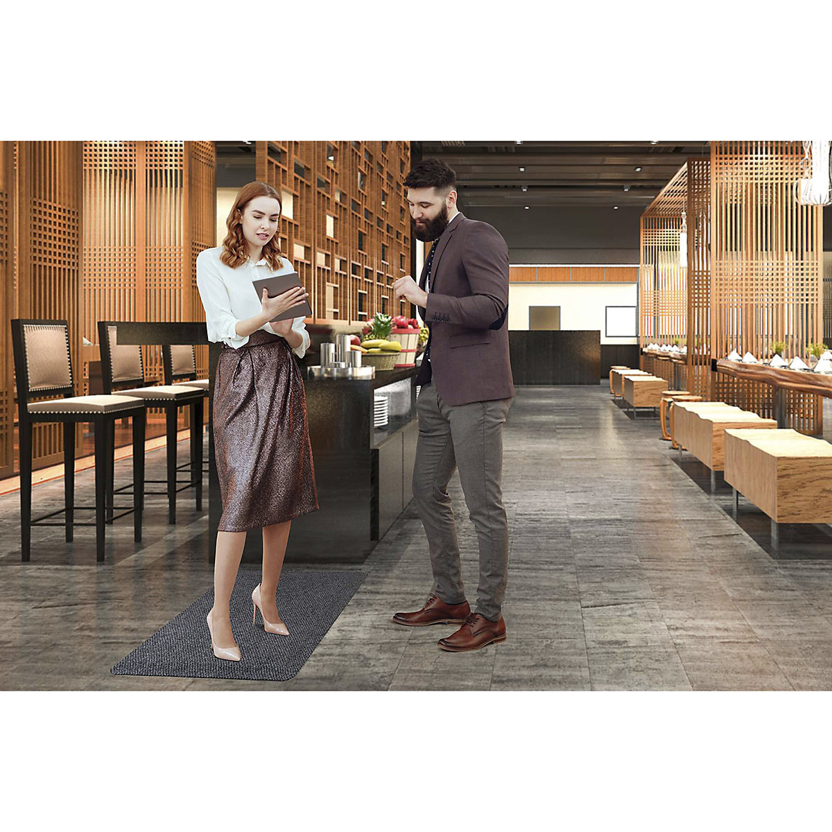 COBA Europe Alba Anti-Fatigue Entrance Mat (Product illustration 4)-3