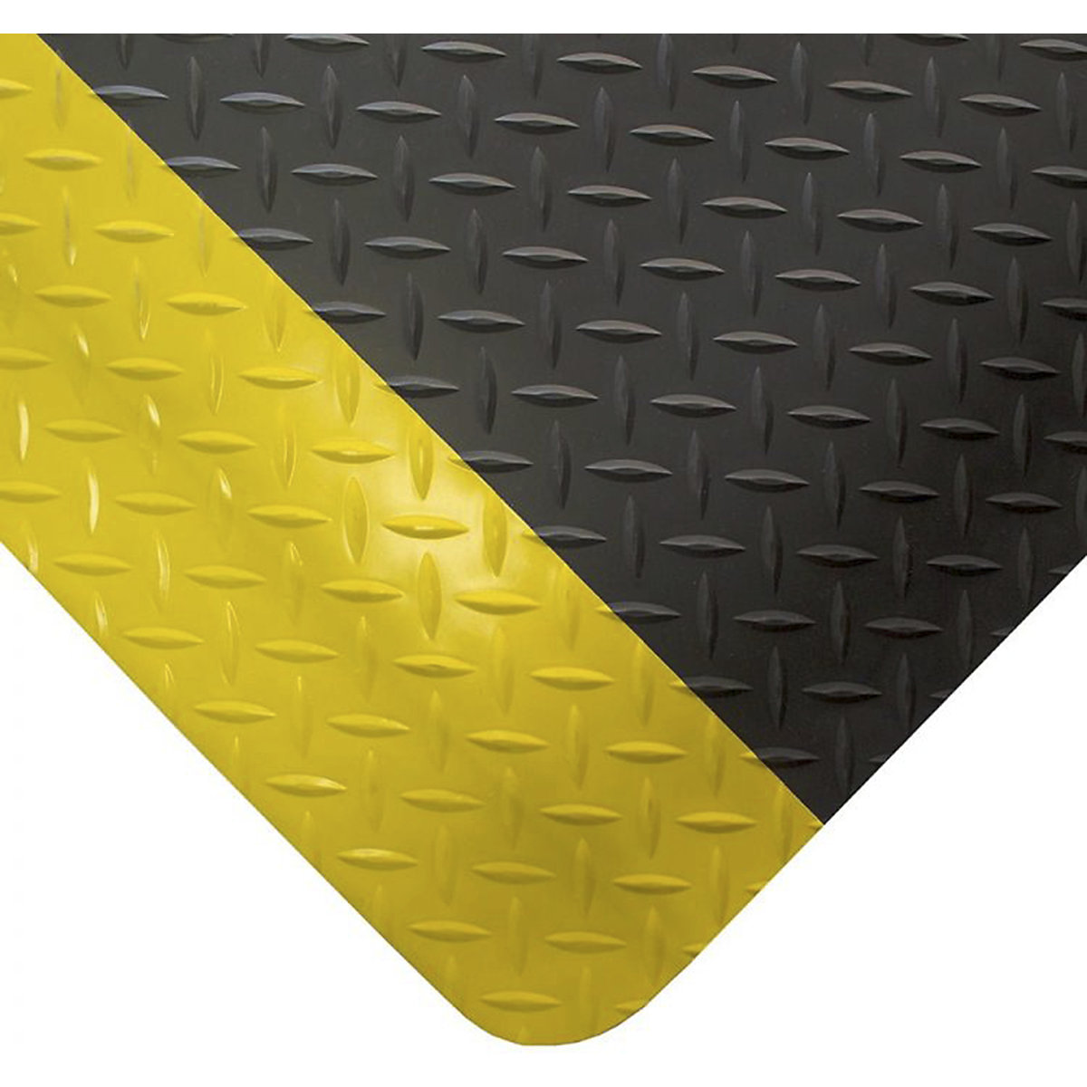 COBA Europe Deckplate Safety Anti-Fatigue Mat, COBA Europe Deckplate Safety Anti-Fatigue Mat, COBA Europe Deckplate Safety Anti-Fatigue Mat | 15h x 600w mm | Black/Yellow | 8.5 Metre Roll-0