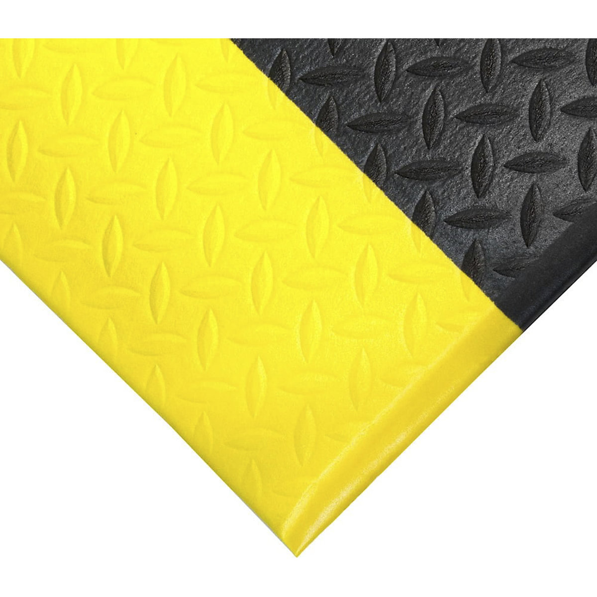 COBA Europe Orthomat Diamond Anti-Fatigue Mat, COBA Europe Orthomat Diamond Anti-Fatigue Mat, COBA Europe Orthomat Diamond Anti-Fatigue Mat | 9.5h x 900w mm | Black/Yellow | 3 Metre Roll-0