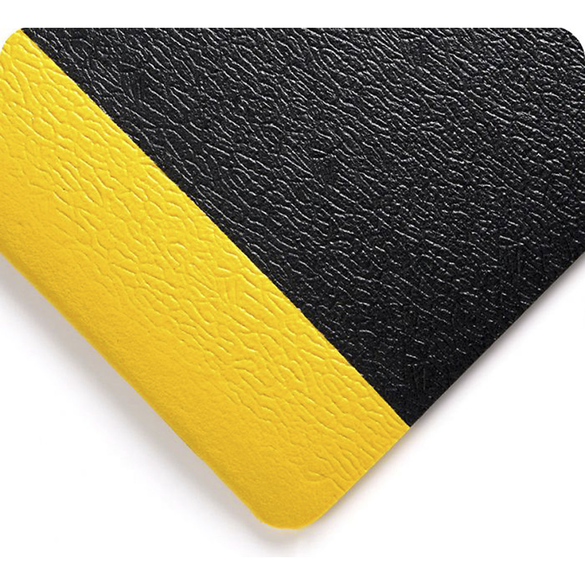 Wearwell Soft Step Anti-Fatigue Mat, Wearwell Soft Step Anti-Fatigue Mat, Wearwell Soft Step Anti-Fatigue Mat | 10h x 910w x 610d mm | Black/Yellow | PVC Sponge-1