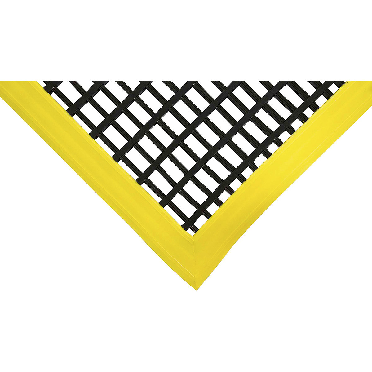 COBA Europe COBAmat Workstation Safety Mat, COBA Europe COBAmat Workstation Safety Mat, COBA Europe COBAmat Heavy Workstation Safety Mat | 1.2m x 1.8m | Black/Yellow | Cross Ribbed Lattice Surface-0