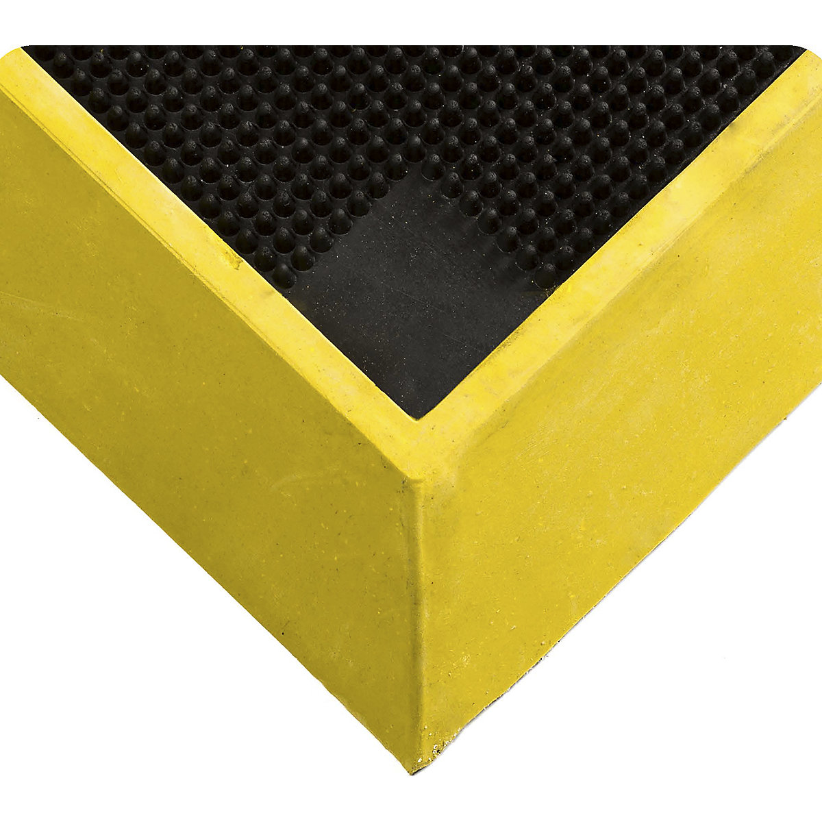 Wearwell Contamination Control Tall Wall Sanitising Footbath, Wearwell Contamination Control Tall Wall Sanitising Footbath, Wearwell Contamination Control Tall Wall Sanitising Footbath | 63h x 990w x 810d mm | Black/Yellow | Grease Resistant Natural Rubber-2