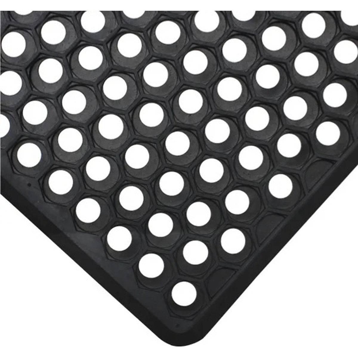 BiGDUG Essentials Rubber Honeycomb Door Mat, BiGDUG Essentials Rubber Honeycomb Door Mat, BiGDUG Essentials Rubber Honeycomb Door Mat | 600w x 400d | Black-0
