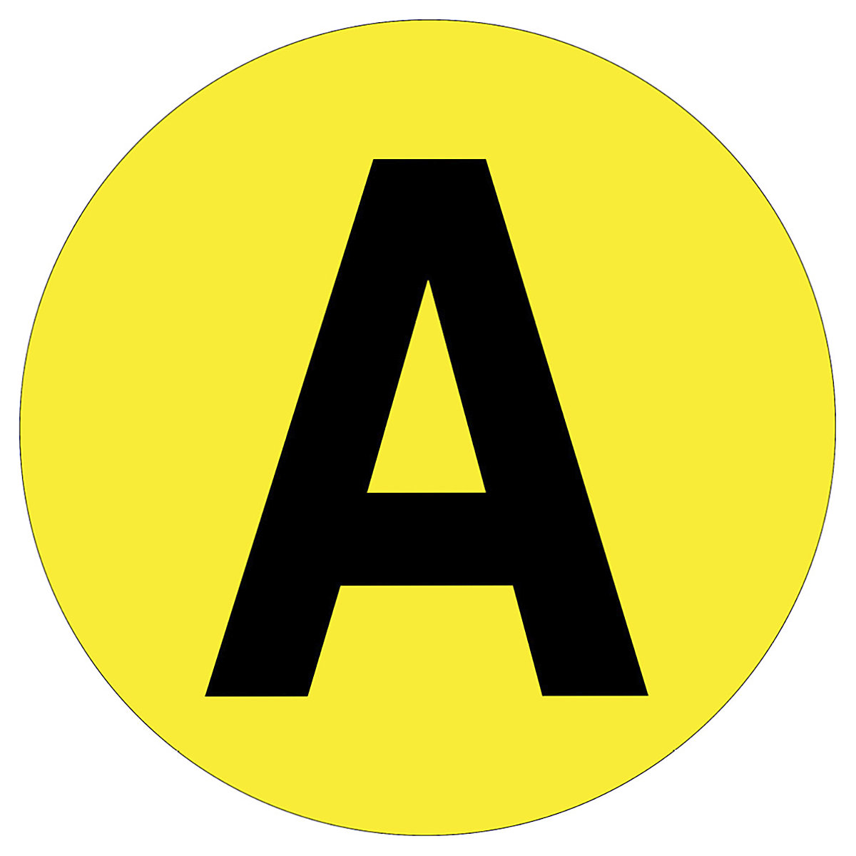 Beaverswood Floor ID Markers, Beaverswood Floor ID Markers, Beaverswood Floor ID Markers | 190mm Dia | Letter A-0