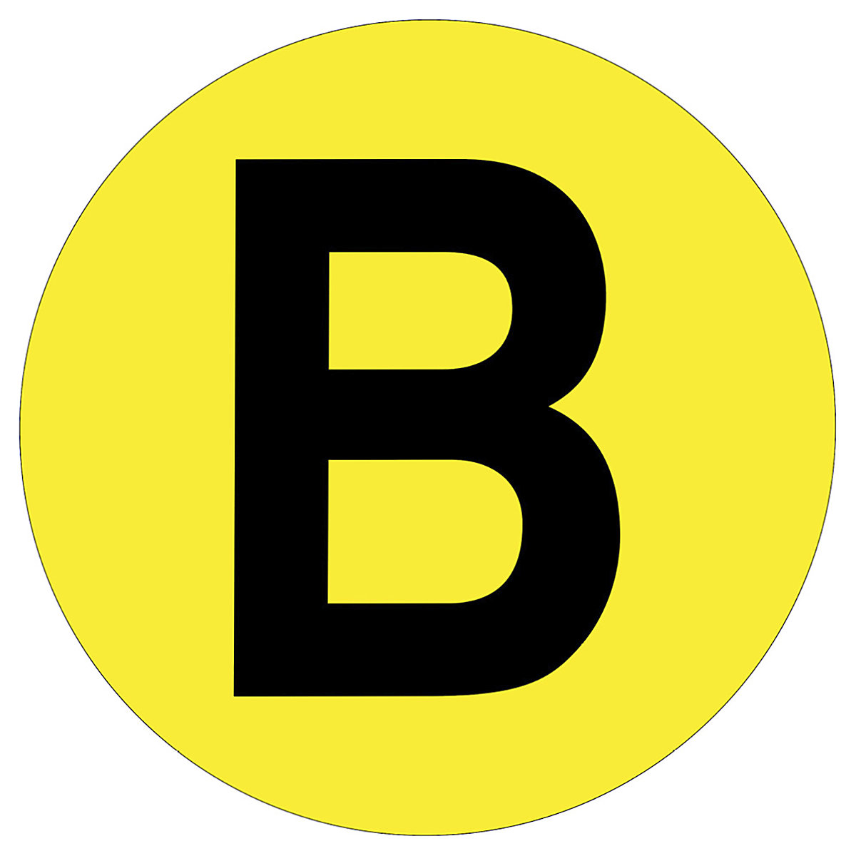 Beaverswood Floor ID Markers, Beaverswood Floor ID Markers, Beaverswood Floor ID Markers | 190mm Dia | Letter B-0