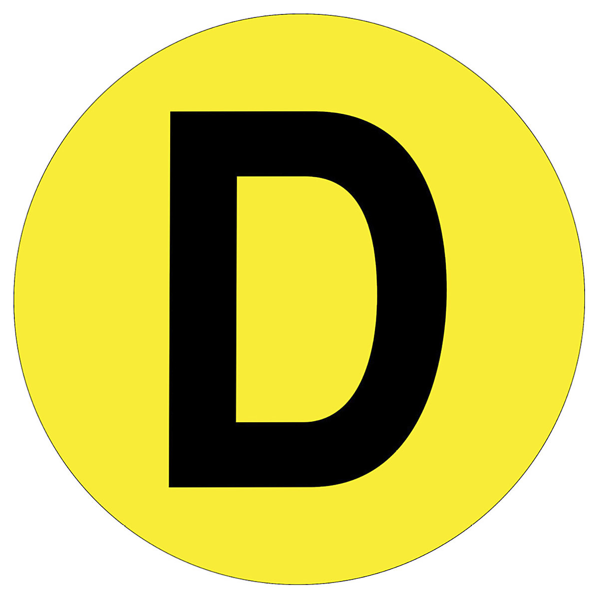 Beaverswood Floor ID Markers, Beaverswood Floor ID Markers, Beaverswood Floor ID Markers | 190mm Dia | Letter D-0