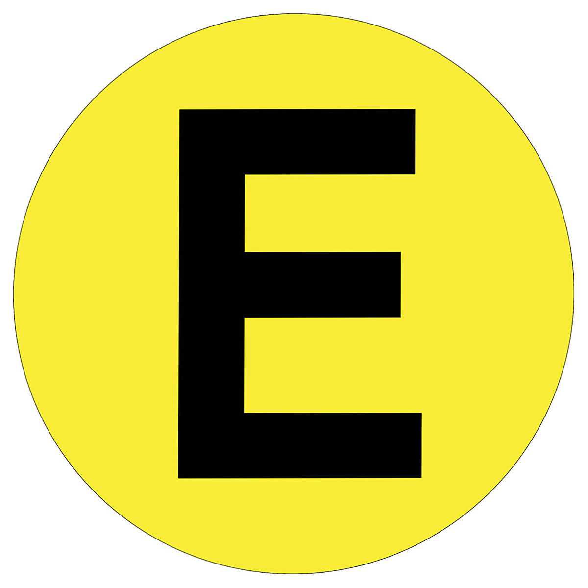 Beaverswood Floor ID Markers, Beaverswood Floor ID Markers, Beaverswood Floor ID Markers | 190mm Dia | Letter E-0