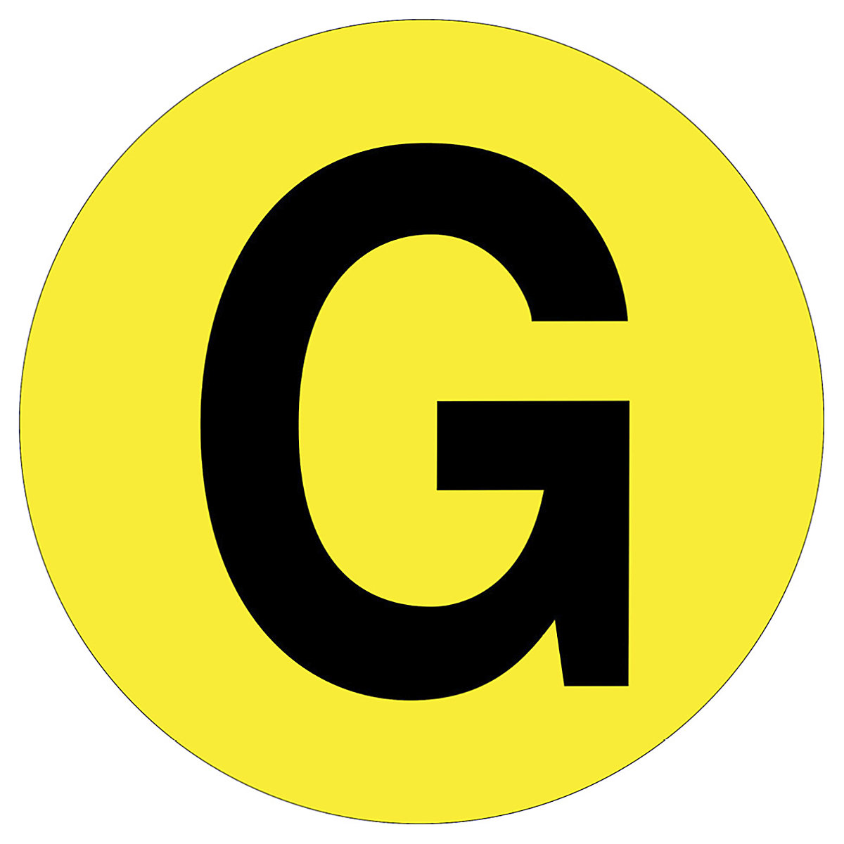 Beaverswood Floor ID Markers, Beaverswood Floor ID Markers, Beaverswood Floor ID Markers | 190mm Dia | Letter G-0