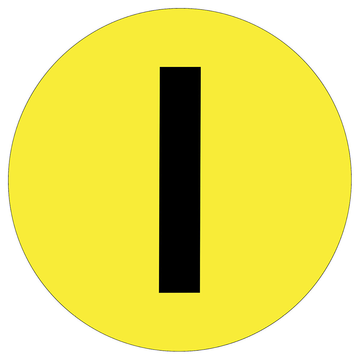 Beaverswood Floor ID Markers, Beaverswood Floor ID Markers, Beaverswood Floor ID Markers | 190mm Dia | Letter I-0