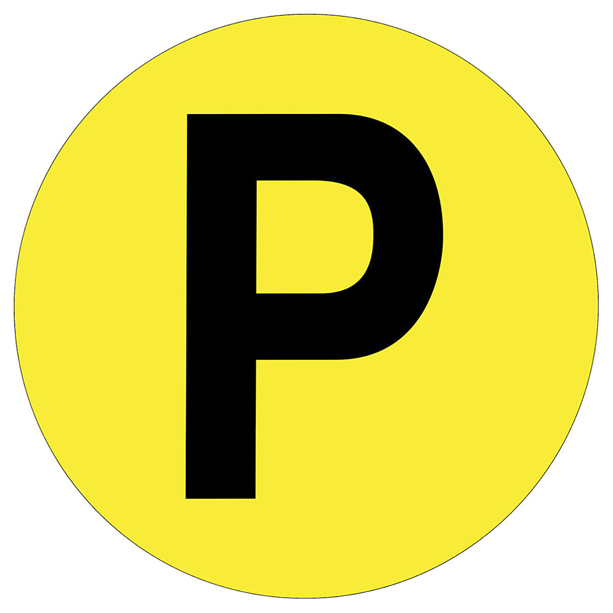 Beaverswood Floor ID Markers, Beaverswood Floor ID Markers, Beaverswood Floor ID Markers | 190mm Dia | Letter P-0
