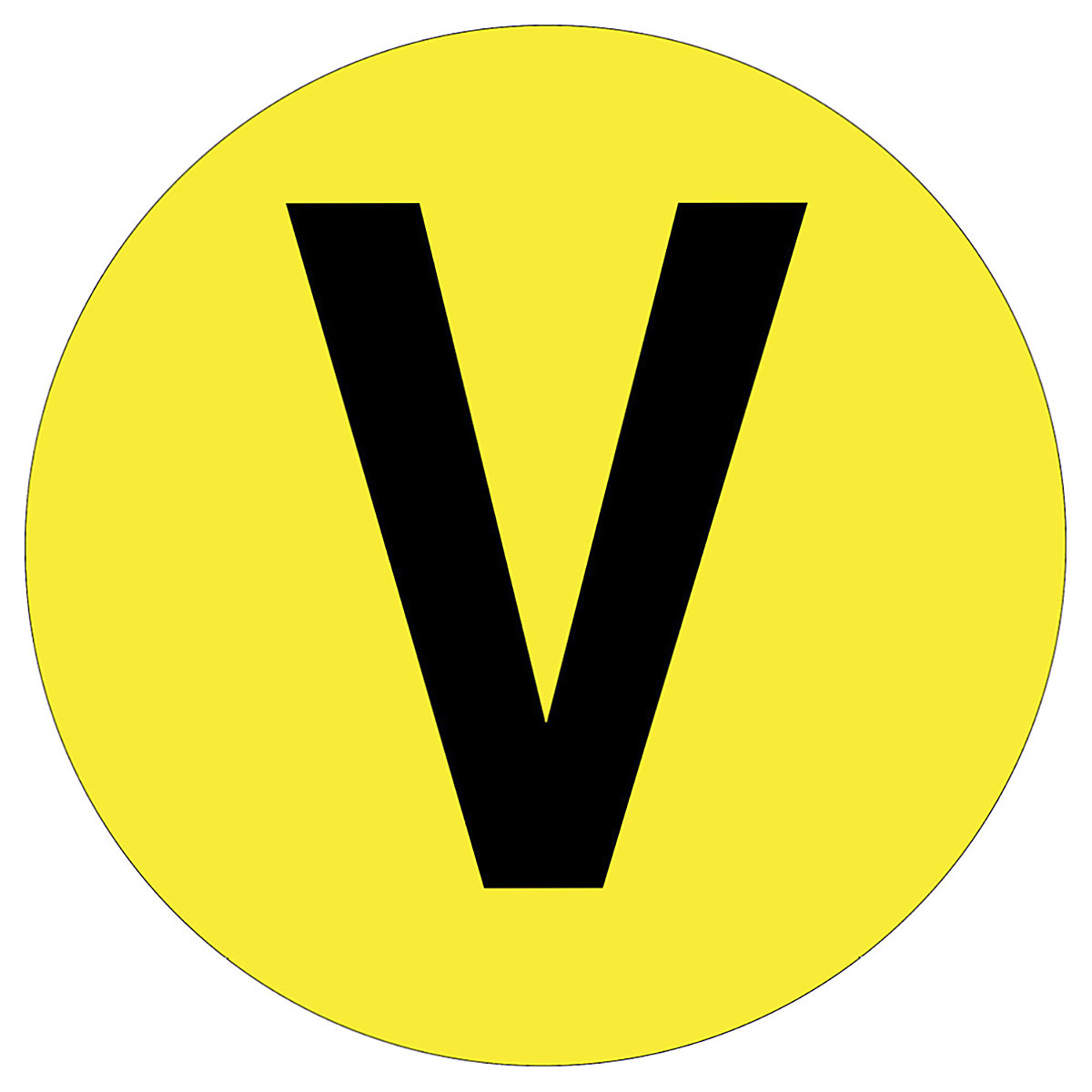 Beaverswood Floor ID Markers, Beaverswood Floor ID Markers, Beaverswood Floor ID Markers | 190mm Dia | Letter V-0